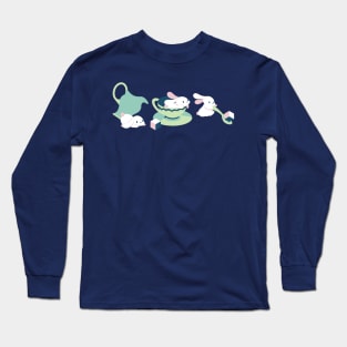 One Cup of Rabbits! Art II Long Sleeve T-Shirt